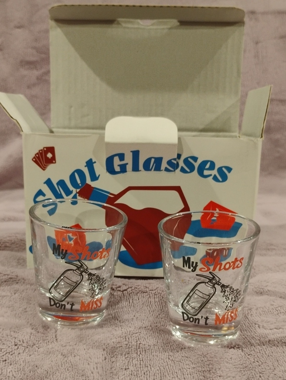 Fireman Shot Glasses - Set of 2